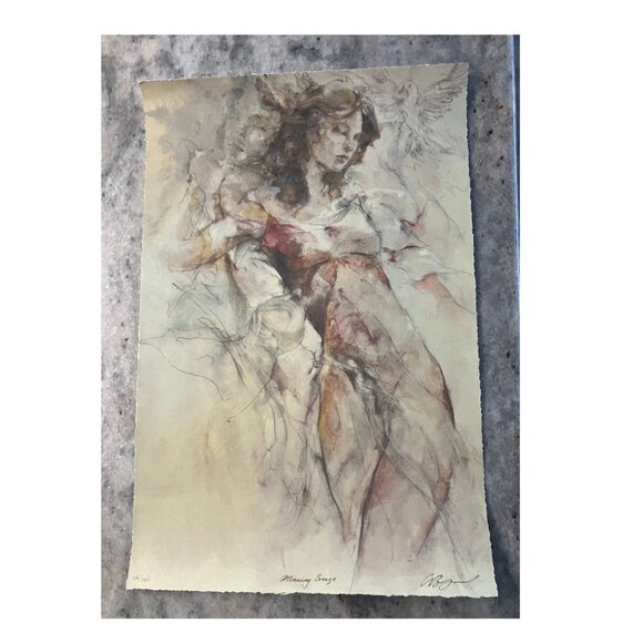 Unframed "Morning Breeze" by Gary Benfield Giclee Appraised $1,580 - Picture 6 of 9